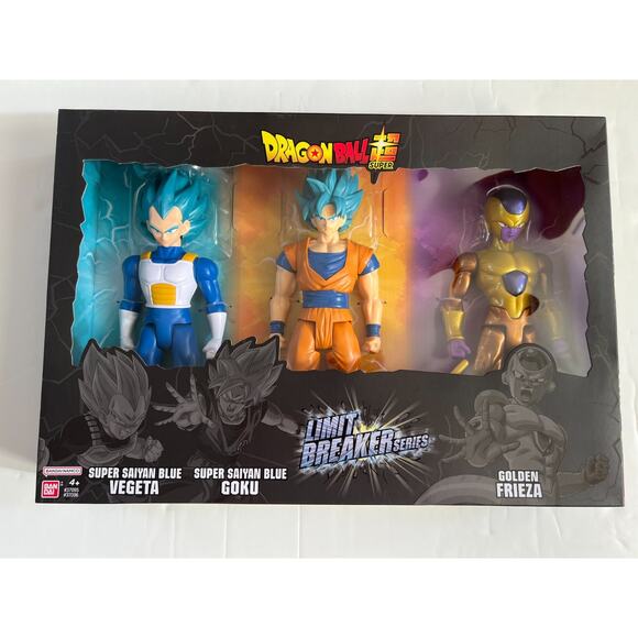 Dragon Ball Limit Breaker Series Vegeta, Goku, Golden Frieza NEW - Picture 12 of 12
